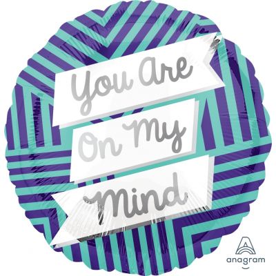 45cm Foil Balloon - YOU ARE ON MY MIND