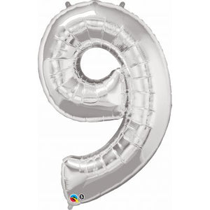 SuperShape Numbers SILVER #9