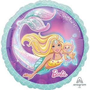 45cm Foil Balloon - BARBIE MERMAID