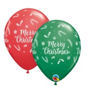 Latex 30cm Balloon - MERRY CHRISTMAS