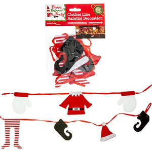 Elf on the Shelf - CLOTHES LINE HANGING DECO