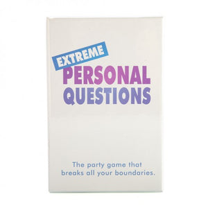 ETREME PERSONAL QUESTIONS GAME