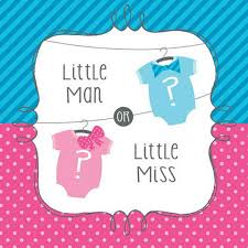 Lunch Napkins - LITTLE MAN OR LITTLE MISS (DL)