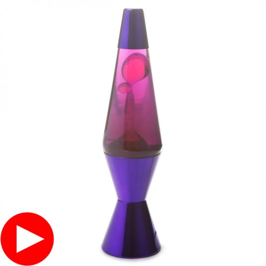 METALLIC DIAMOND MOTION LAMP - PURPLE