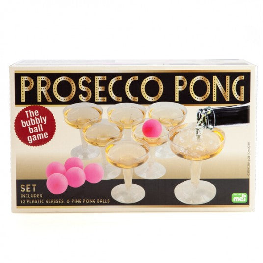 PROSECCO PONG  DRINKING GAME BOX SET