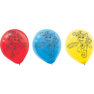 PAW PATROL BOY latex Balloons 6Pk