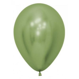 Latex 30cm Balloon - CHROME GREEN