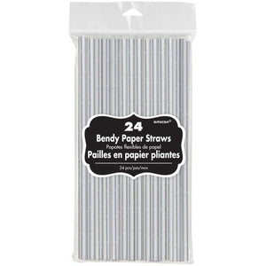 SILVER - Paper Straws