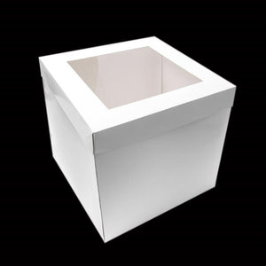 MONDO TALL CAKE BOX 12" - WHITE