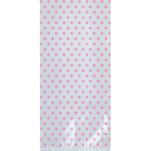 TREAT BAG - PINK DOTS WITH BOWS