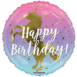 45cm Foil Balloon - HAPPY BIRTHDAY (UNICORN)