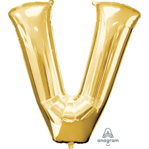 SuperShape Letter GOLD "V"