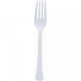 WHITE - Plastic Forks