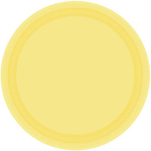 YELLOW - PAPER PLATES 17CM