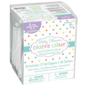 Baby Shower - DIAPER GAME