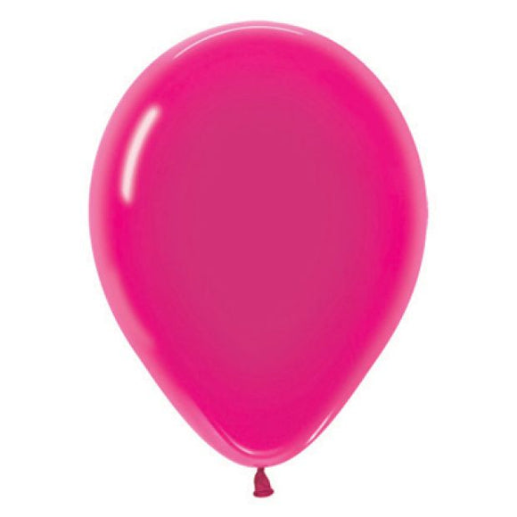 Solid Fuchsia Latex Balloons - 25 Pack