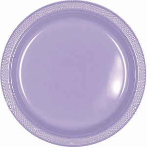 LAVENDER PURPLE - Plastic Plate 23cm