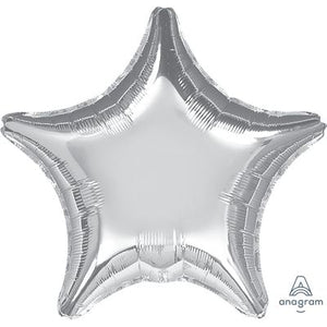 45cm Foil Balloon - STAR SILVER